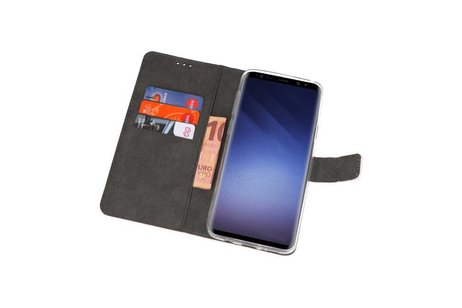 BAOHU Booktype Telefoonhoesjes - Bookcase Hoesje - Wallet Case -  Geschikt voor Samsung Galaxy S9 Plus - Wit