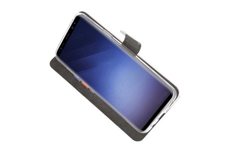 BAOHU Booktype Telefoonhoesjes - Bookcase Hoesje - Wallet Case -  Geschikt voor Samsung Galaxy S9 Plus - Wit