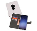 Booktype Telefoonhoesjes - Bookcase Hoesje - Wallet Case -  Geschikt voor Samsung Galaxy S9 Plus - Wit