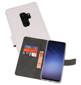 BAOHU Wallet Cases Hoesje Samsung Galaxy S9 Plus Wit