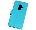 Booktype Telefoonhoesjes - Bookcase Hoesje - Wallet Case -  Geschikt voor Samsung Galaxy S9 Plus - Blauw