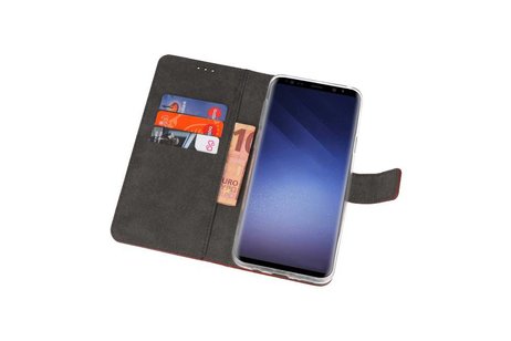 Booktype Telefoonhoesjes - Bookcase Hoesje - Wallet Case -  Geschikt voor Samsung Galaxy S9 Plus - Bruin