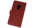 Booktype Telefoonhoesjes - Bookcase Hoesje - Wallet Case -  Geschikt voor Samsung Galaxy S9 Plus - Bruin