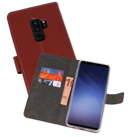 BAOHU Wallet Cases Hoesje Samsung Galaxy S9 Plus Bruin