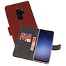 BAOHU Wallet Cases Hoesje Samsung Galaxy S9 Plus Bruin