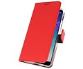 BAOHU Booktype Telefoonhoesjes - Bookcase Hoesje - Wallet Case -  Geschikt voor Samsung Galaxy A6 Plus (2018) - Rood