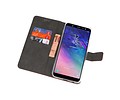 Booktype Telefoonhoesjes - Bookcase Hoesje - Wallet Case -  Geschikt voor Samsung Galaxy A6 Plus (2018) - Bruin