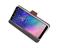 BAOHU Booktype Telefoonhoesjes - Bookcase Hoesje - Wallet Case -  Geschikt voor Samsung Galaxy A6 Plus (2018) - Bruin