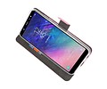 BAOHU Booktype Telefoonhoesjes - Bookcase Hoesje - Wallet Case -  Geschikt voor Samsung Galaxy A6 Plus (2018) - Roze