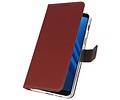 BAOHU Booktype Telefoonhoesjes - Bookcase Hoesje - Wallet Case -  Geschikt voor Galaxy A8 Plus 2018 - Bruin