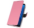 BAOHU Booktype Telefoonhoesjes - Bookcase Hoesje - Wallet Case -  Geschikt voor Galaxy A8 Plus 2018 - Roze