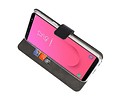 BAOHU Booktype Telefoonhoesjes - Bookcase Hoesje - Wallet Case -  Geschikt voor Samsung Galaxy J8 - Zwart