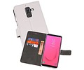 BAOHU Booktype Telefoonhoesjes - Bookcase Hoesje - Wallet Case -  Geschikt voor Samsung Galaxy J8 - Wit
