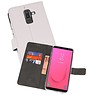 BAOHU Wallet Cases Hoesje Samsung Galaxy J8 Wit