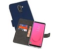 BAOHU Booktype Telefoonhoesjes - Bookcase Hoesje - Wallet Case -  Geschikt voor Samsung Galaxy J8 - Navy