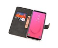 Booktype Telefoonhoesjes - Bookcase Hoesje - Wallet Case -  Geschikt voor Samsung Galaxy J8 - Goud