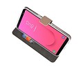 BAOHU Booktype Telefoonhoesjes - Bookcase Hoesje - Wallet Case -  Geschikt voor Samsung Galaxy J8 - Goud