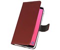 BAOHU Booktype Telefoonhoesjes - Bookcase Hoesje - Wallet Case -  Geschikt voor Samsung Galaxy J8 - Bruin