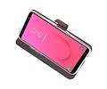 BAOHU Booktype Telefoonhoesjes - Bookcase Hoesje - Wallet Case -  Geschikt voor Samsung Galaxy J8 - Bruin