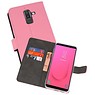BAOHU Wallet Cases Hoesje Samsung Galaxy J8 Roze