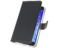 BAOHU Booktype Telefoonhoesjes - Bookcase Hoesje - Wallet Case -  Geschikt voor Samsung Galaxy J7 2018 - Zwart