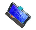 BAOHU Booktype Telefoonhoesjes - Bookcase Hoesje - Wallet Case -  Geschikt voor Samsung Galaxy J7 2018 - Blauw
