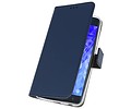 BAOHU Booktype Telefoonhoesjes - Bookcase Hoesje - Wallet Case -  Geschikt voor Samsung Galaxy J7 2018 - Navy