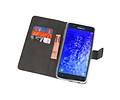 Booktype Telefoonhoesjes - Bookcase Hoesje - Wallet Case -  Geschikt voor Samsung Galaxy J7 2018 - Navy
