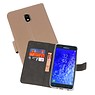 BAOHU Wallet Cases Hoesje Samsung Galaxy J7 2018 Goud