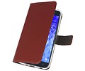 BAOHU Booktype Telefoonhoesjes - Bookcase Hoesje - Wallet Case -  Geschikt voor Samsung Galaxy J7 2018 - Bruin