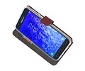 BAOHU Booktype Telefoonhoesjes - Bookcase Hoesje - Wallet Case -  Geschikt voor Samsung Galaxy J7 2018 - Bruin