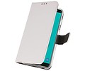 Booktype Telefoonhoesjes - Bookcase Hoesje - Wallet Case -  Geschikt voor Samsung Galaxy J6 2018 - Wit