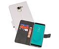 BAOHU Booktype Telefoonhoesjes - Bookcase Hoesje - Wallet Case -  Geschikt voor Samsung Galaxy J6 2018 - Wit