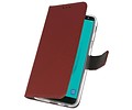 Booktype Telefoonhoesjes - Bookcase Hoesje - Wallet Case -  Geschikt voor Samsung Galaxy J6 2018 - Bruin