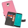 Wallet Cases Hoesje Samsung Galaxy J6 2018 Roze