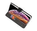 Booktype Telefoonhoesjes - Bookcase Hoesje - Wallet Case -  Geschikt voor iPhone XS Max - Zwart