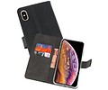 Booktype Telefoonhoesjes - Bookcase Hoesje - Wallet Case -  Geschikt voor iPhone XS Max - Zwart