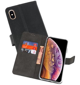 BAOHU Wallet Cases Hoesje iPhone XS Max Zwart