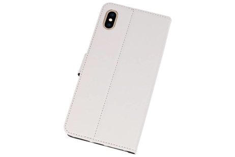 BAOHU Booktype Telefoonhoesjes - Bookcase Hoesje - Wallet Case -  Geschikt voor iPhone XS Max - Wit