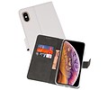 BAOHU Booktype Telefoonhoesjes - Bookcase Hoesje - Wallet Case -  Geschikt voor iPhone XS Max - Wit