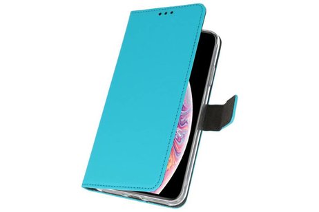 BAOHU Booktype Telefoonhoesjes - Bookcase Hoesje - Wallet Case -  Geschikt voor iPhone XS Max - Blauw