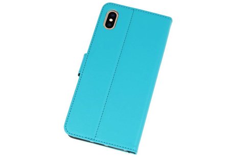 BAOHU Booktype Telefoonhoesjes - Bookcase Hoesje - Wallet Case -  Geschikt voor iPhone XS Max - Blauw