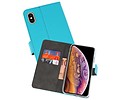BAOHU Booktype Telefoonhoesjes - Bookcase Hoesje - Wallet Case -  Geschikt voor iPhone XS Max - Blauw