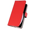 Booktype Telefoonhoesjes - Bookcase Hoesje - Wallet Case -  Geschikt voor iPhone XS Max - Rood