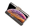 Booktype Telefoonhoesjes - Bookcase Hoesje - Wallet Case -  Geschikt voor iPhone XS Max - Goud