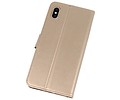 BAOHU Booktype Telefoonhoesjes - Bookcase Hoesje - Wallet Case -  Geschikt voor iPhone XS Max - Goud