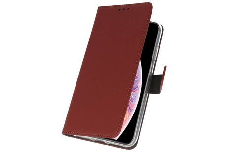 BAOHU Booktype Telefoonhoesjes - Bookcase Hoesje - Wallet Case -  Geschikt voor iPhone XS Max - Bruin