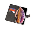 BAOHU Booktype Telefoonhoesjes - Bookcase Hoesje - Wallet Case -  Geschikt voor iPhone XS Max - Bruin