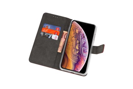 Booktype Telefoonhoesjes - Bookcase Hoesje - Wallet Case -  Geschikt voor iPhone XS Max - Bruin