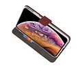 BAOHU Booktype Telefoonhoesjes - Bookcase Hoesje - Wallet Case -  Geschikt voor iPhone XS Max - Bruin